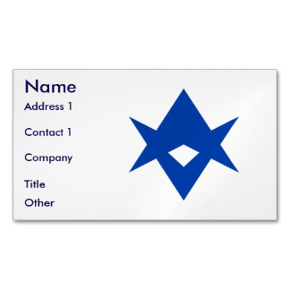 Business Card Magnet with Flag of Toyota City