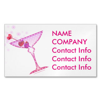 BUSINESS CARD MAGNETS - PINK MARTINI