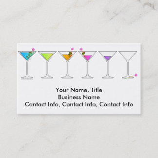Business Card - Martinis Going, Going, GONE