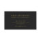 Business Card | Modern Black and Gold Lettering