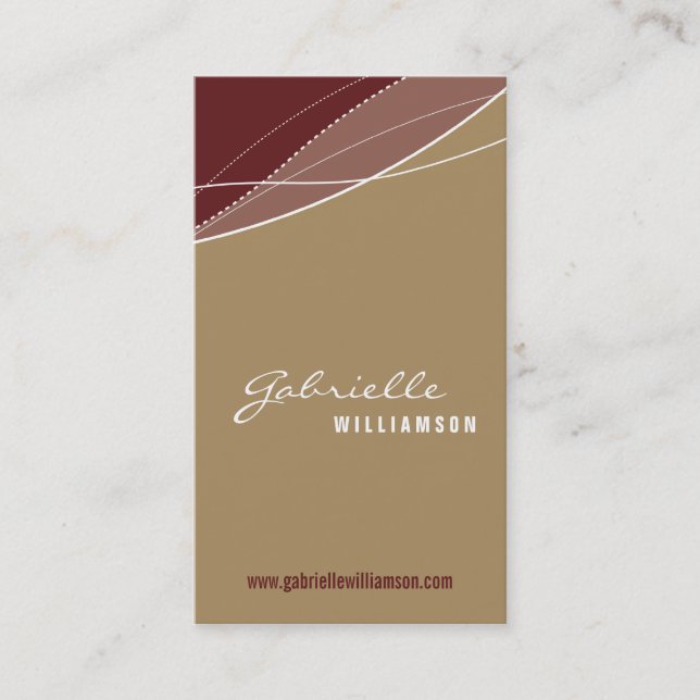 BUSINESS CARD :: modern elegance 1 (Front)