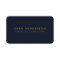 Business Card | Modern Navy Blue and Gold Design