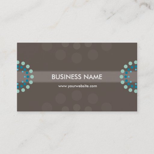 Customizable BUSINESS CARD modern retro spot