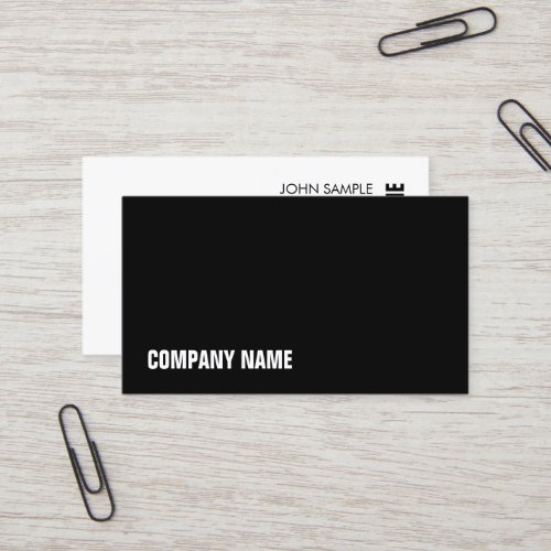 Business Card Modern Simple Company Personalized