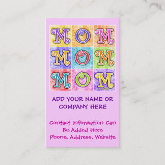 Business Card - MOM Pop Art