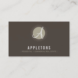 BUSINESS CARD :: monogram spot1 6L