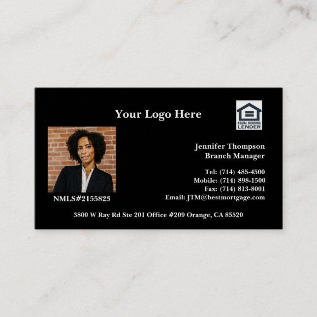 Business Card Mortgage, Real Estate, Insurance (Front)