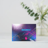 Business Card Music DJ Dance Party (Standing Front)