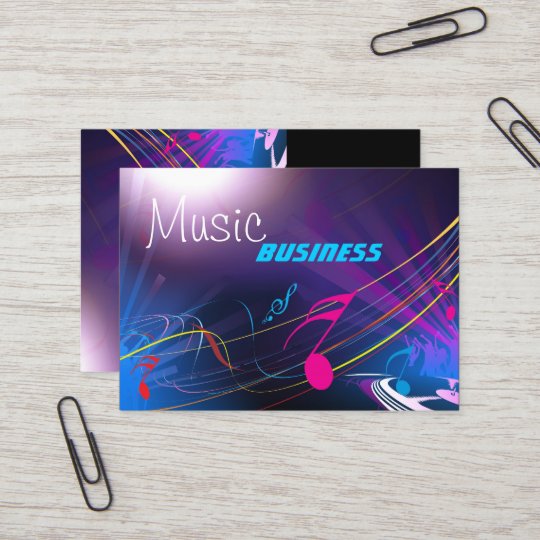 Business Card Music DJ Dance Party | Zazzle.com