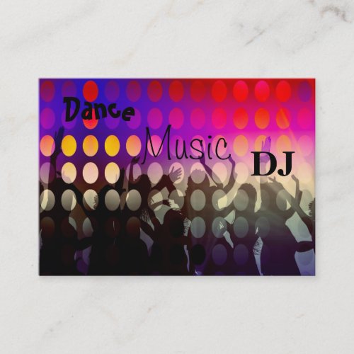 Business Card Music DJ Dance Party