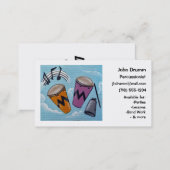 Business Card: Musician, Drummer, Percussionist Business Card (Front/Back)