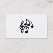 Business Card: Musician, Drummer, Percussionist Business Card (Back)
