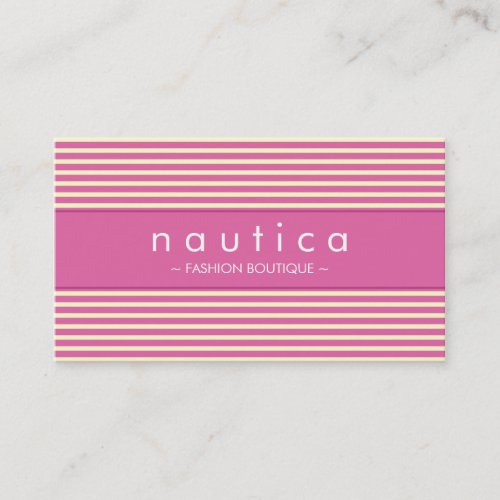 BUSINESS CARD :: nautical striped 10