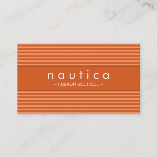 BUSINESS CARD :: nautical striped 15