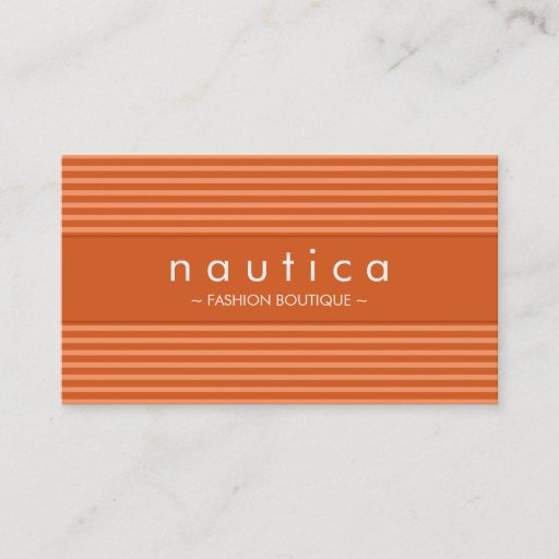 Customizable BUSINESS CARD :: nautical striped 15