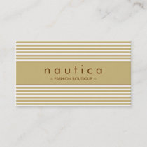 BUSINESS CARD :: nautical striped 17