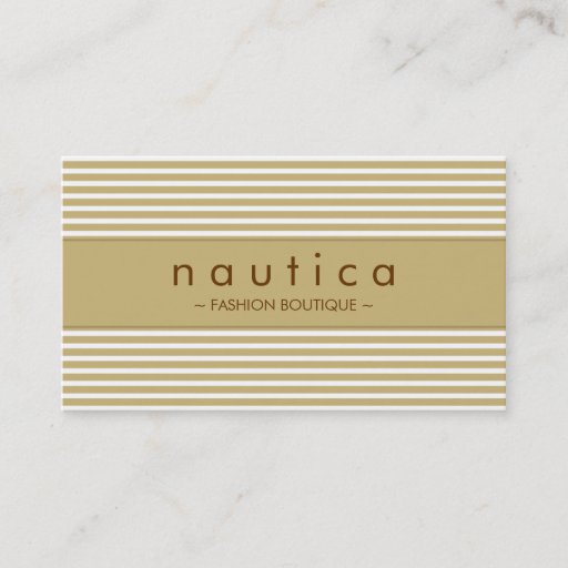 Customizable BUSINESS CARD :: nautical striped 17
