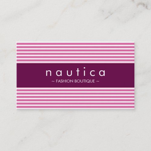 BUSINESS CARD :: nautical striped 29