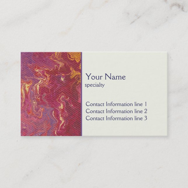 Business Card - Nebula (Front)