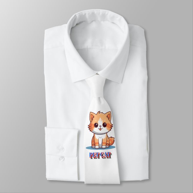 Business Card Neck Tie (Tied)
