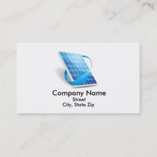 Business Card of Solar Panel Company