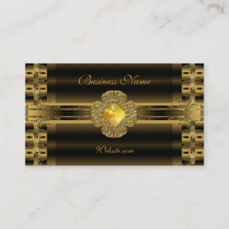 Business Card Old Gold Art Deco Jewel