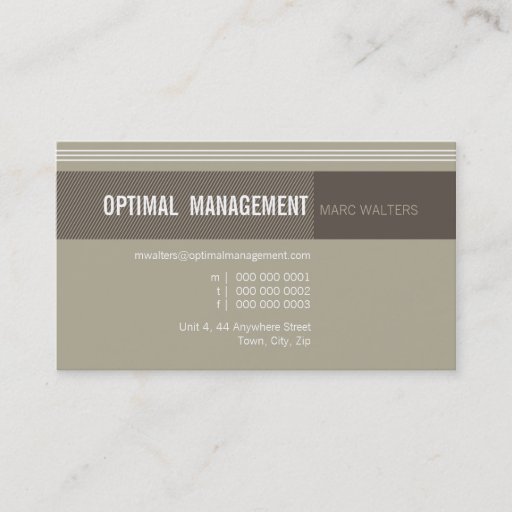 Customizable BUSINESS CARD :: optimal designer 4