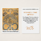 Business Card Original Fine Art Abstract Artists (Front & Back)