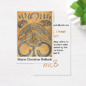 Business Card Original Fine Art Abstract Artists (Desk)