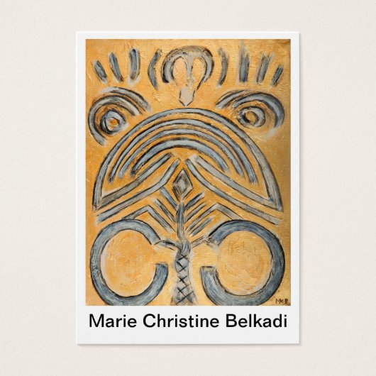 Business Card Original Fine Art Abstract Artists (Front)