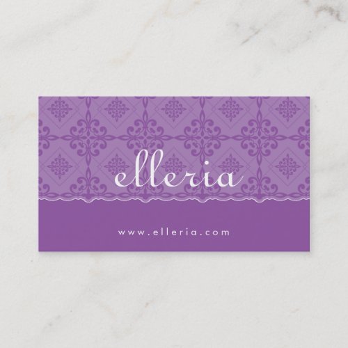 BUSINESS CARD :: ornately patterned 1