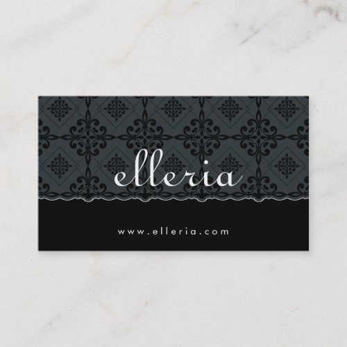 BUSINESS CARD :: ornately patterned 3