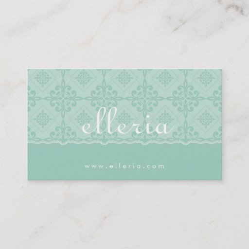 Customizable BUSINESS CARD :: ornately patterned 7