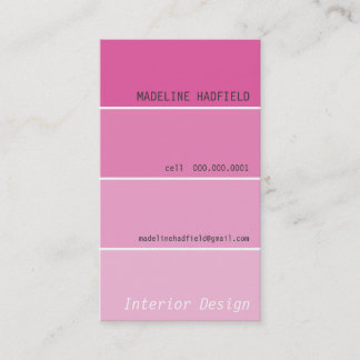 BUSINESS CARD :: paint swatch 1P
