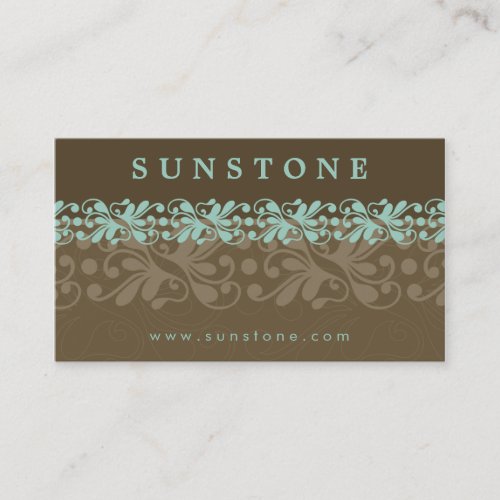 BUSINESS CARD :: patterned sunstone 6