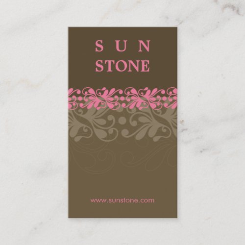 BUSINESS CARD :: patterned sunstone P2