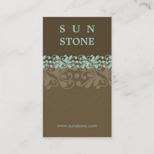 BUSINESS CARD :: patterned sunstone P6