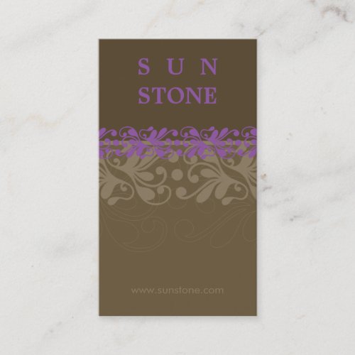 BUSINESS CARD :: patterned sunstone P7