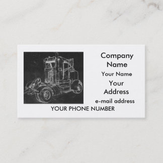 Business Card, "Peterbilt 2" Card