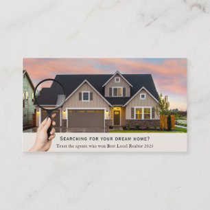 Business Card, photo customizable for Real Estate Card