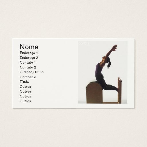 Customizable Business card - Pilates