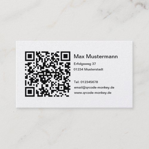 Visiting card, platinum (individually shapable) business card