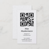 Business card, platinum (individually designed) business card (Front/Back)