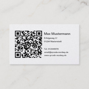 Business card, platinum (individually designed) card