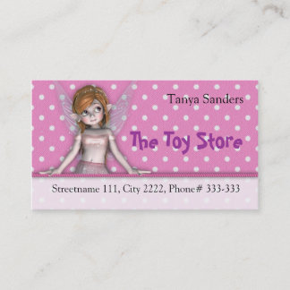 Business Card Polkadot Fairy