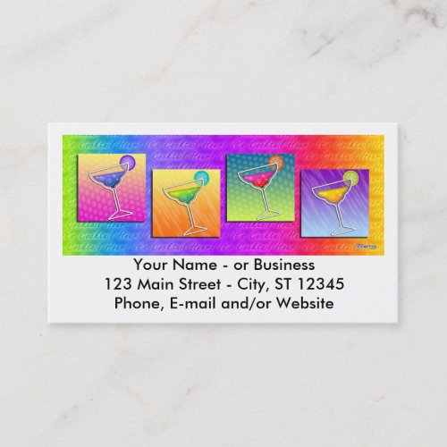 Business Card _ Pop Art Margaritas