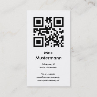 Business card, portrait format (customizable) business card