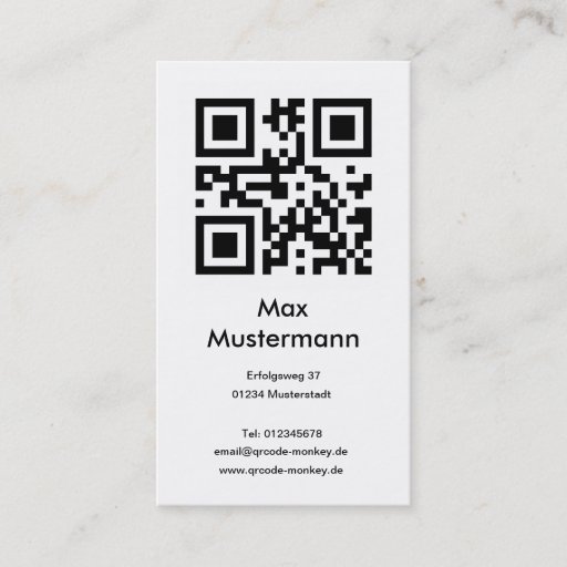 Customizable Visiting card, portrait format (individually shapa business card template