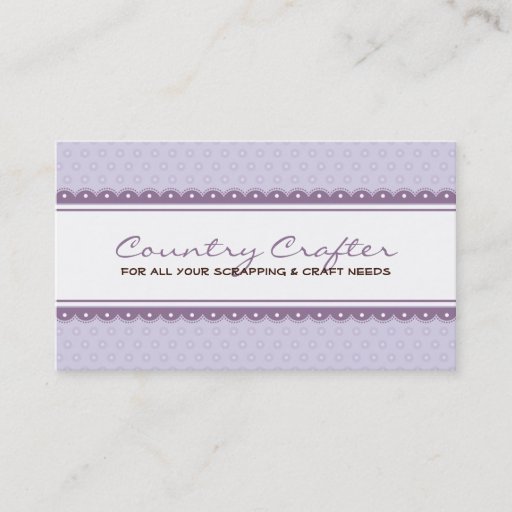 Customizable BUSINESS CARD :: pretty crafty 4
