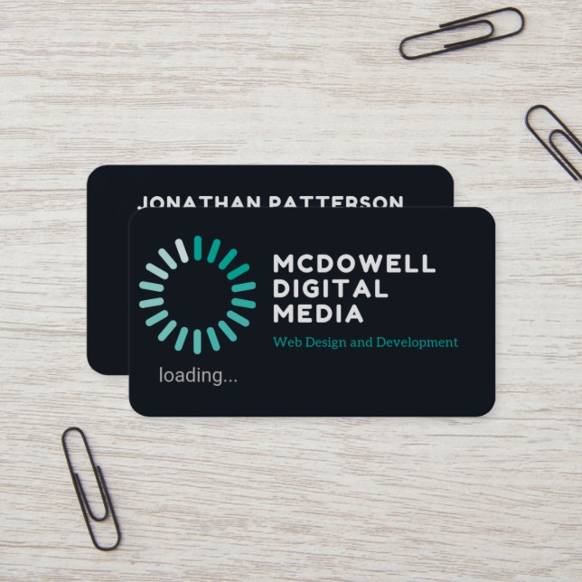 Business Card, Professional business card (Front/Back In Situ)